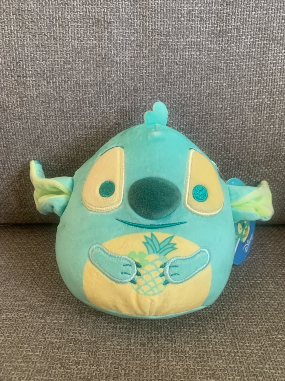 Disney Squishmallows Stitch 5” Plush Stuffed Toy Holding Pineapple New Tag